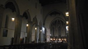 l'interno della Cattedrale di Lucera