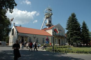 il pozzo delle miniere di sale di Wieliczka.