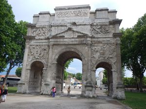 l'arco di trionfo romano