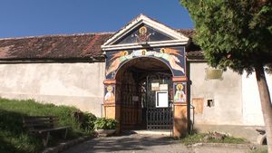 L'ingresso del cimitero